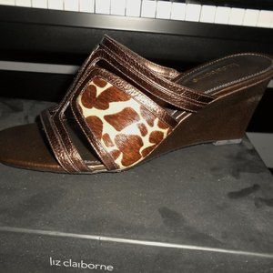 NIB Liz Claiborne Animal Print Shoe
